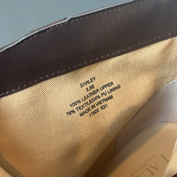 Ralph Lauren Shaley Brown Wedge Ankle Boots Size 8.5 - Picture 9 of 13